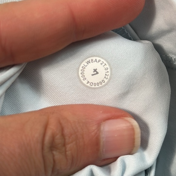 Lululemon Hotty Hot High-Rise Skirt *Long Stencil Blossom Red Multi / Sheer Blue - Picture 7 of 8